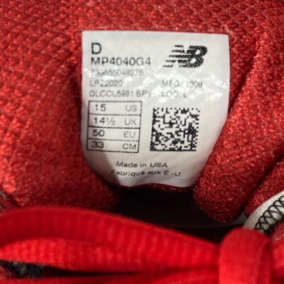 New Balance RevLiter Football Cleats Men\'s SZ 15 main image 7
